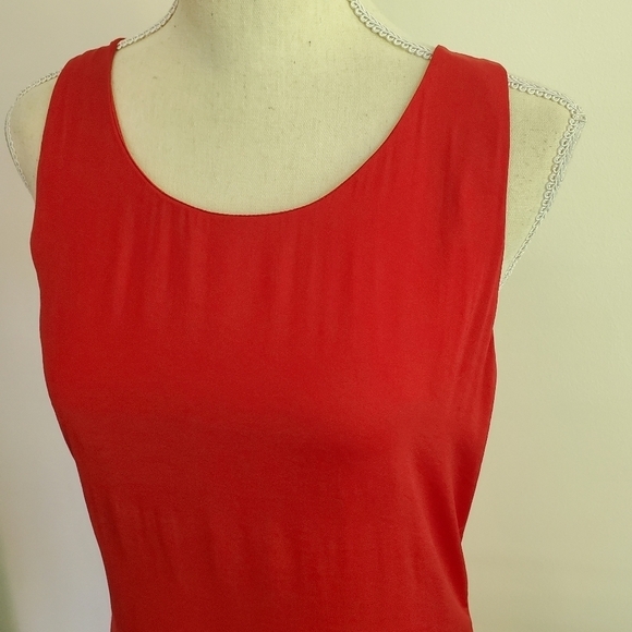 Trouve Twist Back Samba Red Slip Dress - Picture 3 of 9